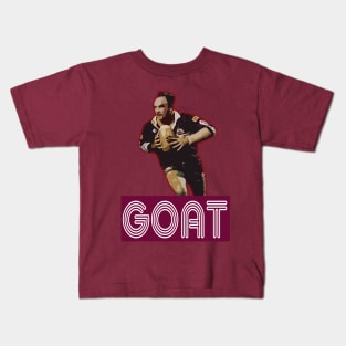 Queensland Origin Legend - King Wally Lewis - GOAT Kids T-Shirt